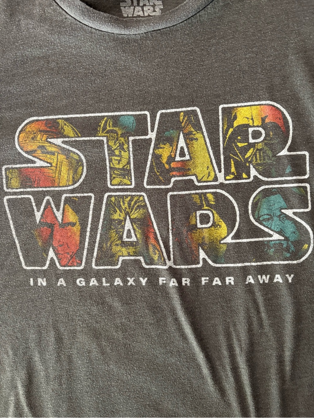 Men’s MAD Engine Grey Star Wars Short Sleeve Tee - Picture 3 of 4